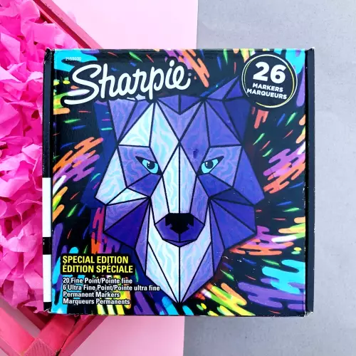 Sharpie 26lı Fine Permanent Markör Karışık Kutu - Kurt