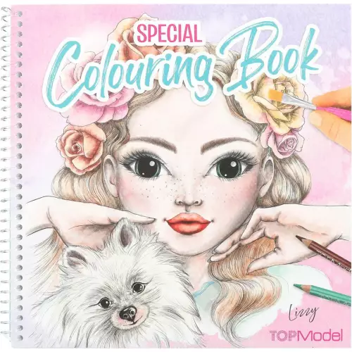 Top Model Saç Süsleme Special Colouring Book