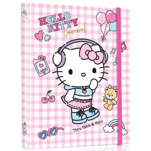 VJ Hello Kitty Gizli Spiralli Planlayıcı Defter 17x23 - 1816