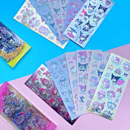 Sanrio Kutulu Metalik Sticker