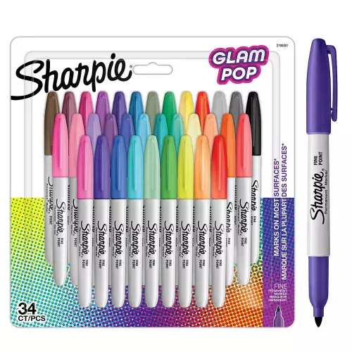 Sharpie Glam Pop 34lü Markör