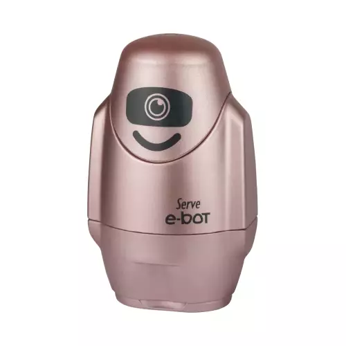 Serve E-Bot Metalik Silgi ve Kalemtraş Rose